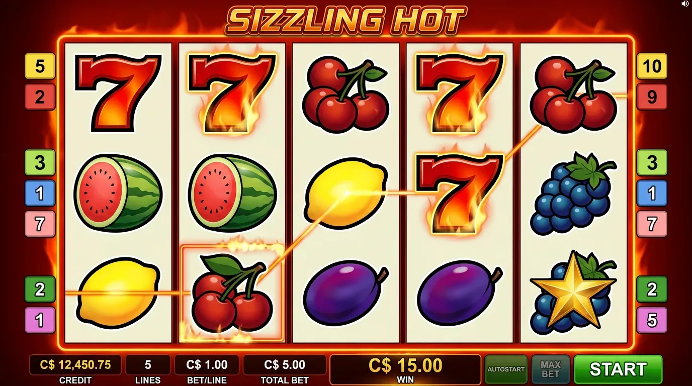 Sizzling Hot en CA play