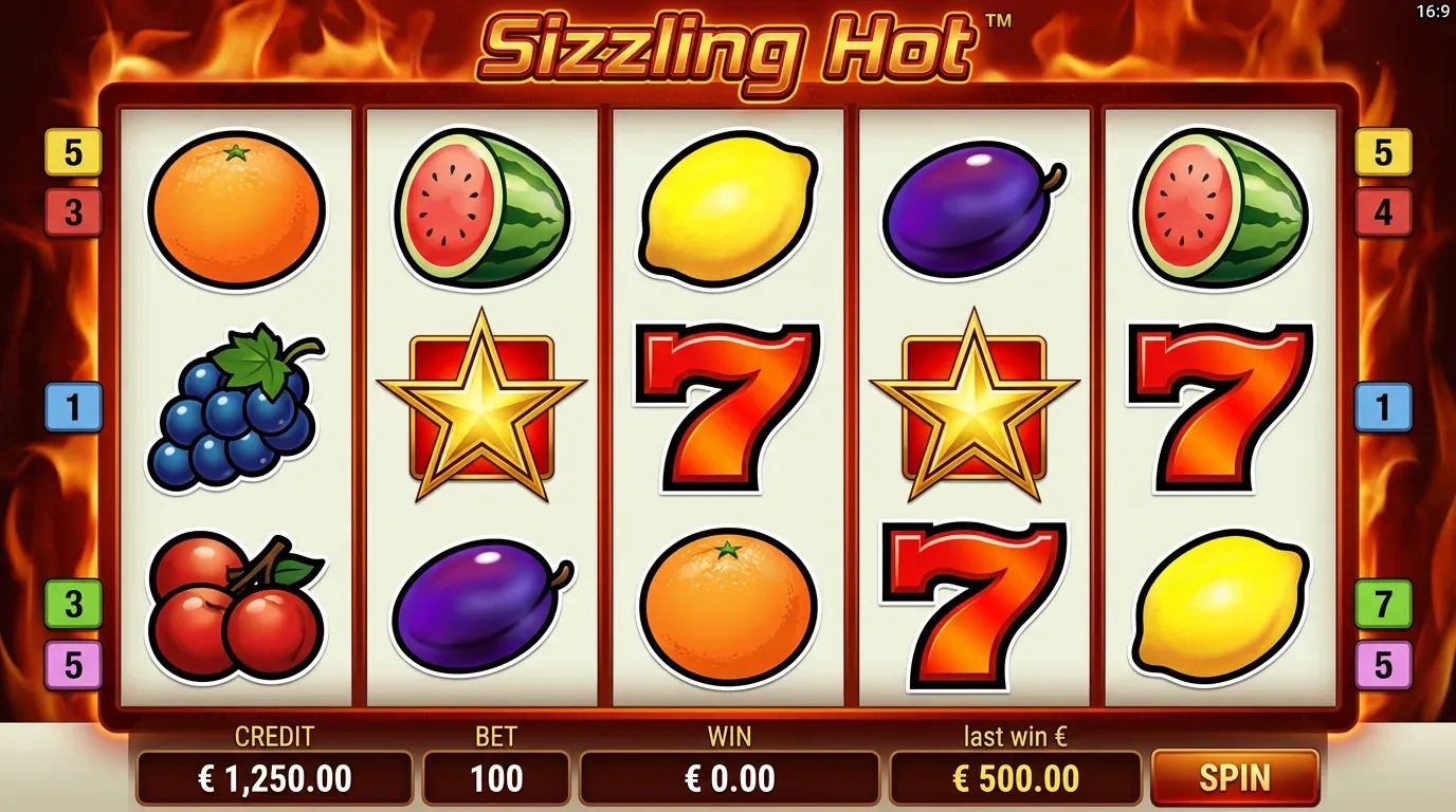 Sizzling Hot me ME play